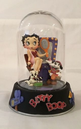 Betty Boop Hand Painted Limited Edition Dome Figurine Ptp6272 " Hollywood Betty "
