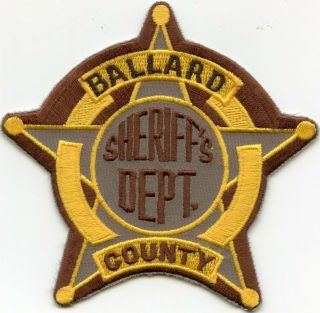 Ballard County Kentucky Ky Sheriff Police Patch