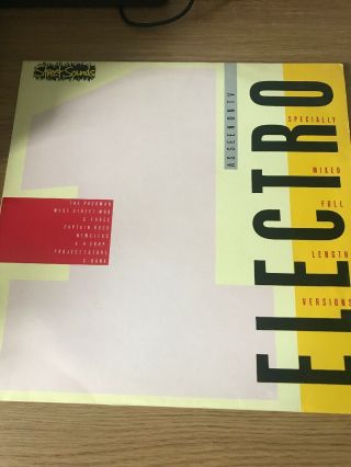 Street Sounds Electro 1 Vinyl Album Lp Record 33rpm Ex/ex 1983