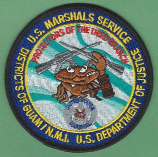 United States Marshal Service Guam - Northern Mariana Islands Police Patch
