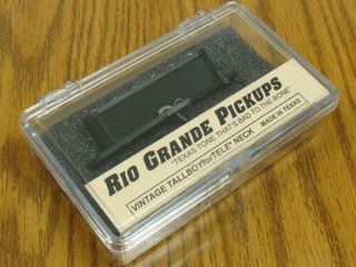Usa Rio Grande Vintage Tallboy Tele Pickup Black Neck For Fender Telecaster