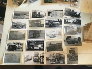 20 Vintage Photographs Of Busses In The Uk 1930s 40s 60s 1980s ?