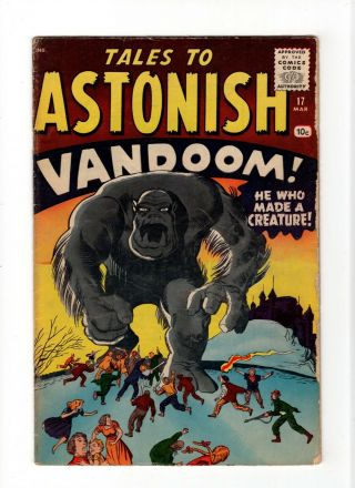 Tales To Astonish 17 Vintage Marvel Atlas Comic Pre - Hero Horror Golden Age 10c