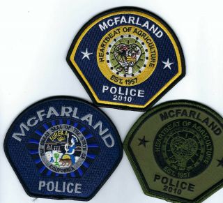 Two Generations Of Mcfarland P.  D.  & One Swat Patch