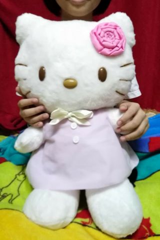 Hello Kitty Plush Doll - Size 18 " /45cm.  Sanrio Japan Pre - Owned