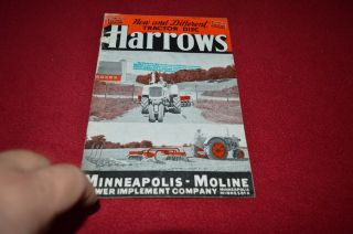 Minneapolis Moline Tractor Disc Harrow Dealer 
