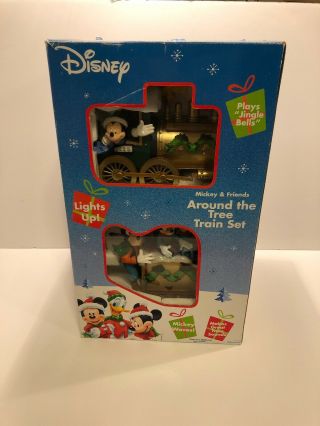 Disney Christmas Mickey And Friends Around The Tree Train Set Holiday