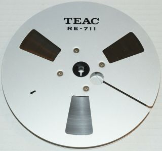 Vintage Teac Re - 711 7 " Metal Reel With Maxell Ud 35 - 90 Tape And Box 1/4 " X1800 Ft