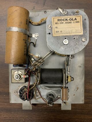 Rock - Ola 1432 Rocket 1434 Rocket Jukebox Credit Unit