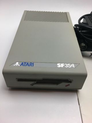 Atari SF354 Microfloppy Disk Drive Single Sided Double Density Vintage 2
