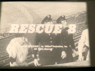 16mm Classic Vintage Tv Series " Rescue 8 " B&w