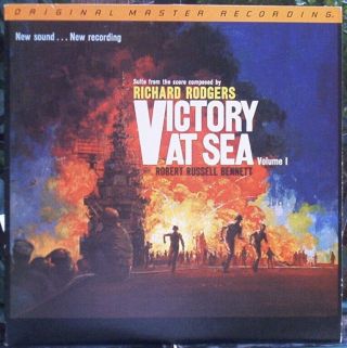Audiophile Mfsl Richard Rodgers Victory At Sea Volume I And Ii Nm Japan