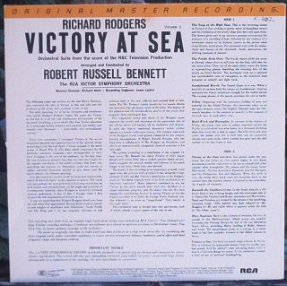 Audiophile MFSL Richard Rodgers Victory At Sea Volume I and II NM Japan 2