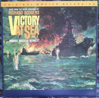 Audiophile MFSL Richard Rodgers Victory At Sea Volume I and II NM Japan 3