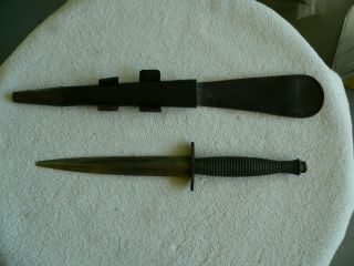 Vintage Ww2 Fairbairn Sykes Dagger Fighting Knife England