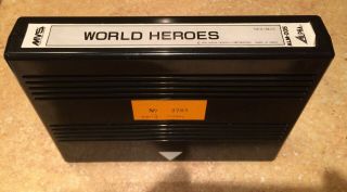 World Heroes Neo Geo Mvs Game Cartridge And