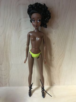 Doll Only: Nude Tiana Premiere Limited Edition Designer Doll From Disney Store