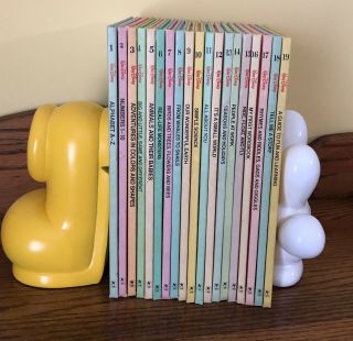 Complete Set 1 - 19 Walt Disney 1983 Fun To Learn Library Bantam Books Vintage