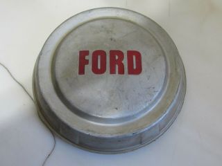 Vintage 1957 - 60 Ford F - 100 Truck Dog Dish Bottle Cap Hubcap 10 1/2 "