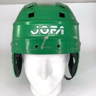 Vintage Jofa Hockey Helmet Gretzky Style Green 282 Sr Size Hurling Skateboard