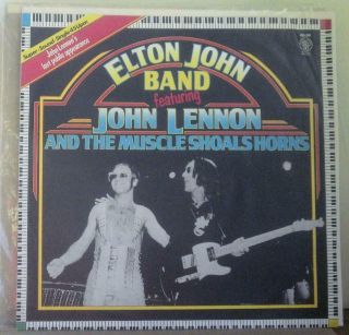 Elton John Band John Lennon Muscle Shoals Horns 12 " Single Djm Records Germany