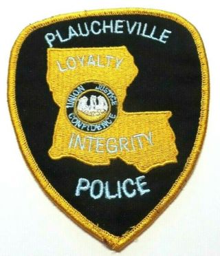 Old Plaucheville Louisiana Police Patch