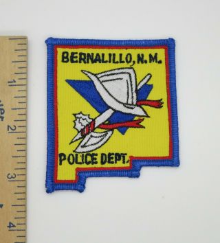 Bernalillo N.  M.  Mexico Police Dept Patch Vintage