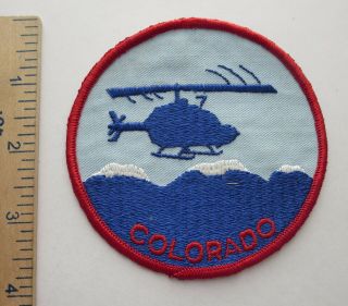 Colorado Helicopter Aviation Unit Patch Vintage
