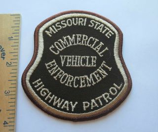 Missouri State Highway Patrol Patch Commercial Vehicle Enforcement Older Vintage