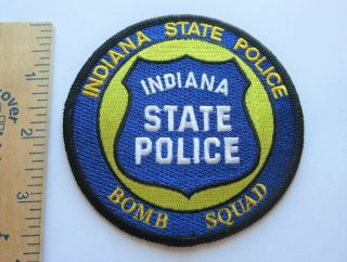 Indiana State Police Bomb Squad Patch (color) Vintage