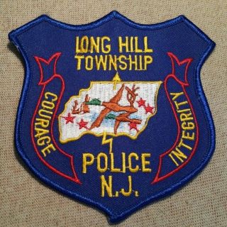 Nj Long Hill Twp.  Jersey Police Patch