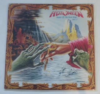 Helloween ‎keeper Of The Seven Keys Part Ii Lp Vinyl Rca ‎8529 - 1 - R 1988 & Insert