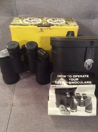 Vintage Tasco 20 X 50 Hunting Binoculars - Model 314 Mountaineer,  Case