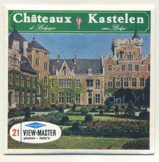 Castles Of Belgium Chateaux De Belgique Kastelen Van Belgie Viewmaster C - 350 - Fn