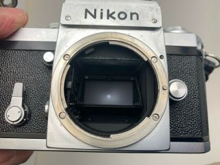 Vintage Nikon F Camera Body W/ Camera Case Serial 6921906