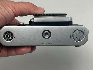 Vintage NIKON F Camera Body W/ Camera Case Serial 6921906 3