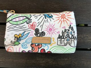 Dooney And Bourke Walt Disney Sketch Cosmetic Bag Placement