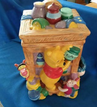 The Disney Store Winnie The Pooh & Friends Piglet,  Tigger Cookie Jar