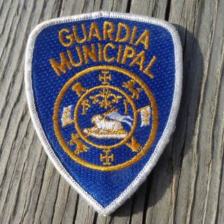 Guardia Municipal Puerto Rico Pr 3.  75 " Shield Patch