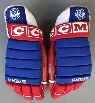 Vintage Ccm Pro - Gard Flexwart Adult M - Hg255s Hockey Gloves