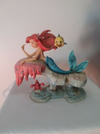 Jim Shore Disney Traditions Little Mermaid Ariel Dreaming Under The Sea
