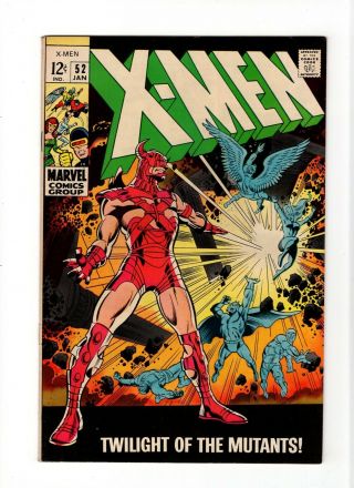 X - Men 52 Nm - 9.  2 Marvel Comic Twilight Of The Mutants Silver Age 12c