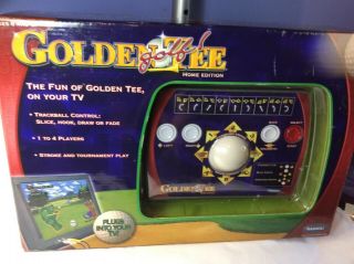 Golden Tee Golf Home Edition Radica Plug And Play Tv Game W Box 1 - 4 Players