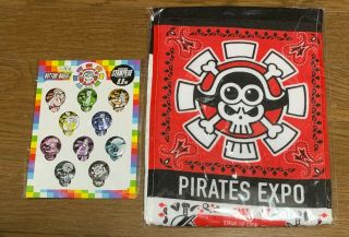 One Piece Film Stampede Can Badge Set & Dx Towel Theater Bonus From Japan