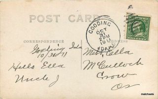 1911 GOODING IDAHO Presbyterian Church RPPC Real Photo Martin postcard 2391 2