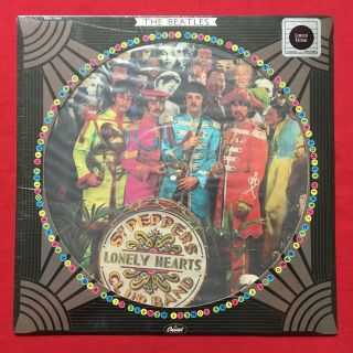 The Beatles Sgt.  Peppers Lonely Hearts Club Band Picture Disc Lp (1978)