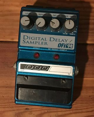 Vintage Dod Dfx94 Digital Delay / Sampler Guitar Effect Pedal No Box