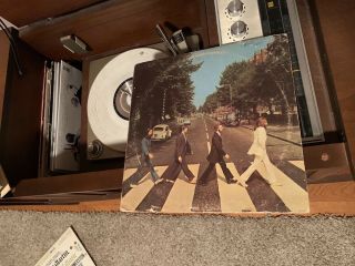The Beatles - Vintage Lp Record " Abbey Road " Apple,  So - 383,  Well Kept Album