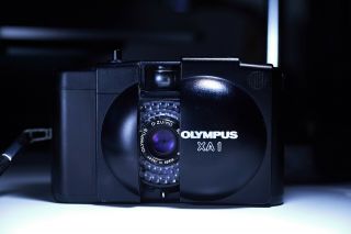 Olympus Xa1 With D.  Zuiko 35mm F4 Vintage Film Camera In Great