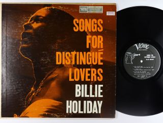 Billie Holiday - Songs For Distingue Lovers Lp - Verve - Mg V - 8257 Mono Dg